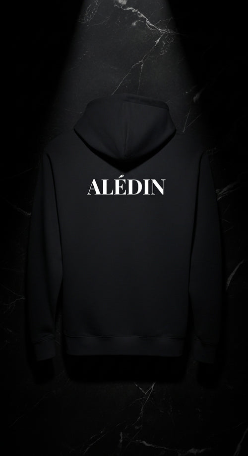 ALÉDIN Black Hoodie - AL Collection